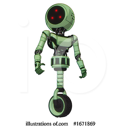 Royalty-Free (RF) Robot Clipart Illustration by Leo Blanchette - Stock Sample #1671869