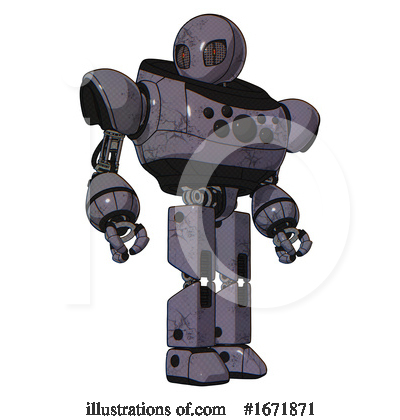 Royalty-Free (RF) Robot Clipart Illustration by Leo Blanchette - Stock Sample #1671871