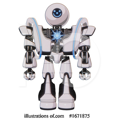 Royalty-Free (RF) Robot Clipart Illustration by Leo Blanchette - Stock Sample #1671875