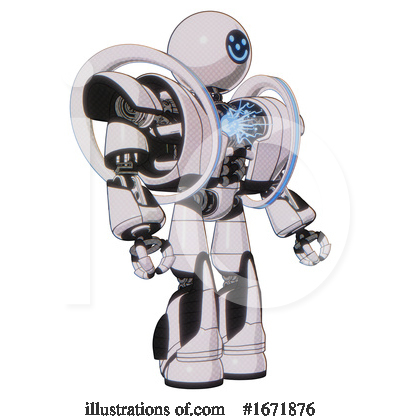 Royalty-Free (RF) Robot Clipart Illustration by Leo Blanchette - Stock Sample #1671876