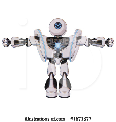 Royalty-Free (RF) Robot Clipart Illustration by Leo Blanchette - Stock Sample #1671877