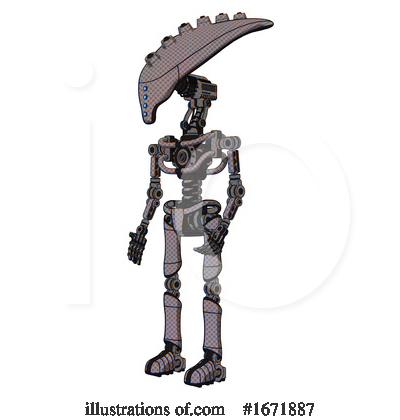 Royalty-Free (RF) Robot Clipart Illustration by Leo Blanchette - Stock Sample #1671887