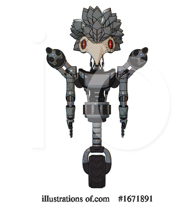 Royalty-Free (RF) Robot Clipart Illustration by Leo Blanchette - Stock Sample #1671891
