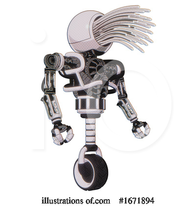 Royalty-Free (RF) Robot Clipart Illustration by Leo Blanchette - Stock Sample #1671894