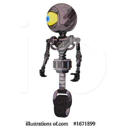 Royalty-Free (RF) Robot Clipart Illustration by Leo Blanchette - Stock Sample #1671899