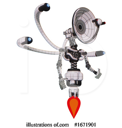 Royalty-Free (RF) Robot Clipart Illustration by Leo Blanchette - Stock Sample #1671901