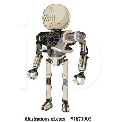 Royalty-Free (RF) Robot Clipart Illustration by Leo Blanchette - Stock Sample #1671902