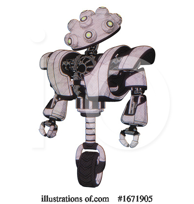 Royalty-Free (RF) Robot Clipart Illustration by Leo Blanchette - Stock Sample #1671905