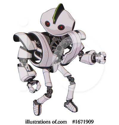 Royalty-Free (RF) Robot Clipart Illustration by Leo Blanchette - Stock Sample #1671909