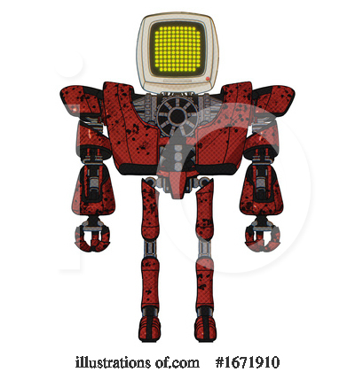 Royalty-Free (RF) Robot Clipart Illustration by Leo Blanchette - Stock Sample #1671910