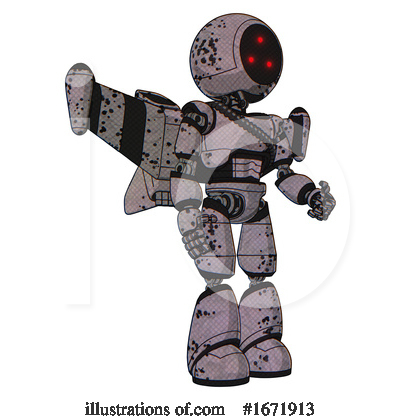 Royalty-Free (RF) Robot Clipart Illustration by Leo Blanchette - Stock Sample #1671913