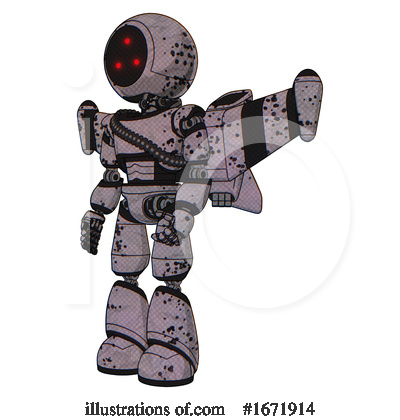 Royalty-Free (RF) Robot Clipart Illustration by Leo Blanchette - Stock Sample #1671914