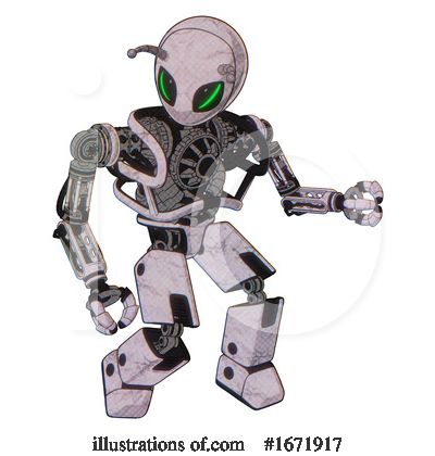 Royalty-Free (RF) Robot Clipart Illustration by Leo Blanchette - Stock Sample #1671917