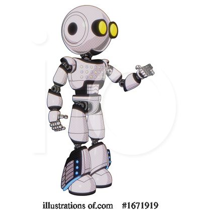 Royalty-Free (RF) Robot Clipart Illustration by Leo Blanchette - Stock Sample #1671919