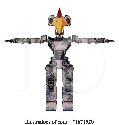 Royalty-Free (RF) Robot Clipart Illustration by Leo Blanchette - Stock Sample #1671920
