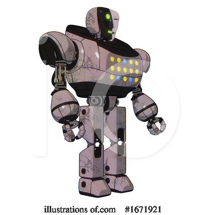 Royalty-Free (RF) Robot Clipart Illustration by Leo Blanchette - Stock Sample #1671921