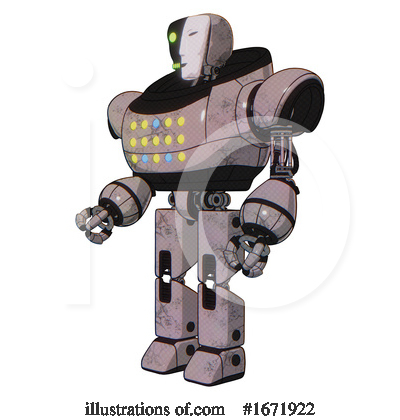 Royalty-Free (RF) Robot Clipart Illustration by Leo Blanchette - Stock Sample #1671922