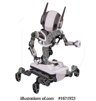 Royalty-Free (RF) Robot Clipart Illustration by Leo Blanchette - Stock Sample #1671925