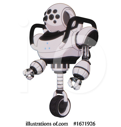 Royalty-Free (RF) Robot Clipart Illustration by Leo Blanchette - Stock Sample #1671926