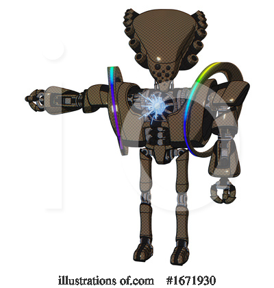 Royalty-Free (RF) Robot Clipart Illustration by Leo Blanchette - Stock Sample #1671930