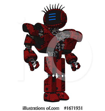Royalty-Free (RF) Robot Clipart Illustration by Leo Blanchette - Stock Sample #1671931