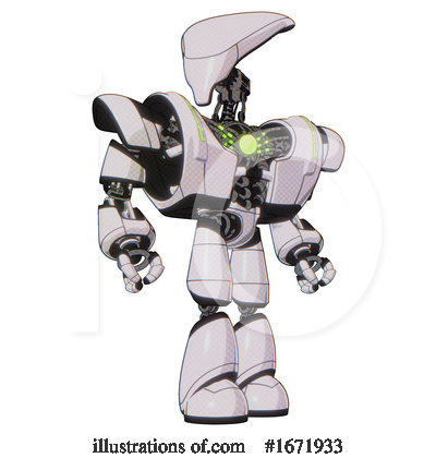 Royalty-Free (RF) Robot Clipart Illustration by Leo Blanchette - Stock Sample #1671933