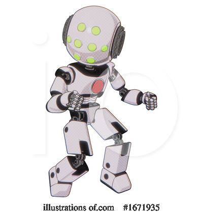 Royalty-Free (RF) Robot Clipart Illustration by Leo Blanchette - Stock Sample #1671935