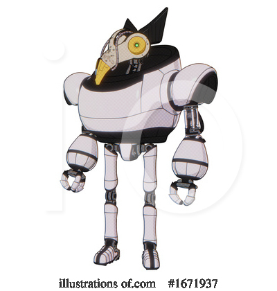 Royalty-Free (RF) Robot Clipart Illustration by Leo Blanchette - Stock Sample #1671937