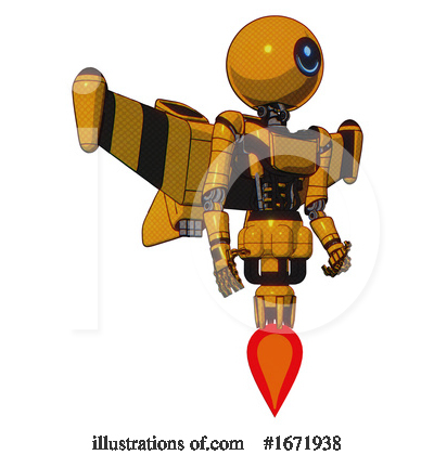 Royalty-Free (RF) Robot Clipart Illustration by Leo Blanchette - Stock Sample #1671938