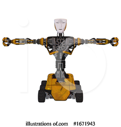 Royalty-Free (RF) Robot Clipart Illustration by Leo Blanchette - Stock Sample #1671943
