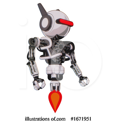 Royalty-Free (RF) Robot Clipart Illustration by Leo Blanchette - Stock Sample #1671951