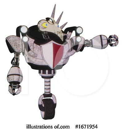 Royalty-Free (RF) Robot Clipart Illustration by Leo Blanchette - Stock Sample #1671954