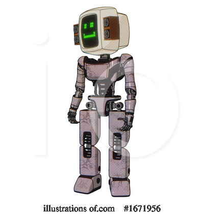 Royalty-Free (RF) Robot Clipart Illustration by Leo Blanchette - Stock Sample #1671956