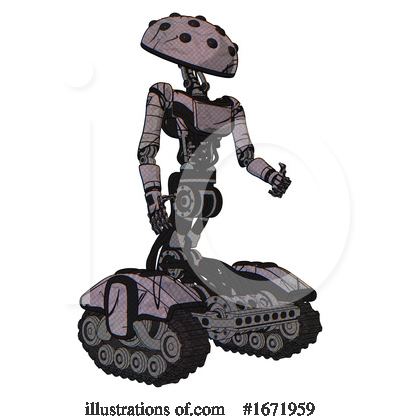 Royalty-Free (RF) Robot Clipart Illustration by Leo Blanchette - Stock Sample #1671959