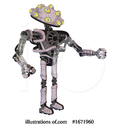 Royalty-Free (RF) Robot Clipart Illustration by Leo Blanchette - Stock Sample #1671960