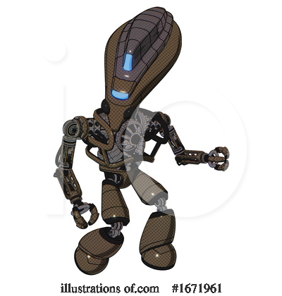 Royalty-Free (RF) Robot Clipart Illustration by Leo Blanchette - Stock Sample #1671961