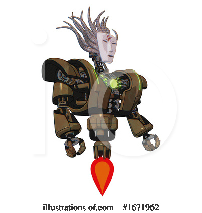 Royalty-Free (RF) Robot Clipart Illustration by Leo Blanchette - Stock Sample #1671962