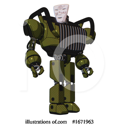 Royalty-Free (RF) Robot Clipart Illustration by Leo Blanchette - Stock Sample #1671963