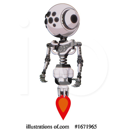 Royalty-Free (RF) Robot Clipart Illustration by Leo Blanchette - Stock Sample #1671965