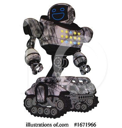 Royalty-Free (RF) Robot Clipart Illustration by Leo Blanchette - Stock Sample #1671966