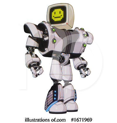 Royalty-Free (RF) Robot Clipart Illustration by Leo Blanchette - Stock Sample #1671969