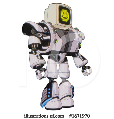 Royalty-Free (RF) Robot Clipart Illustration by Leo Blanchette - Stock Sample #1671970