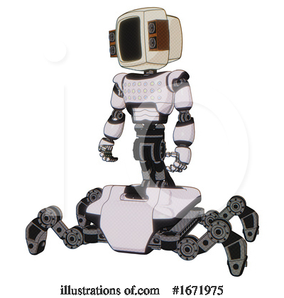 Royalty-Free (RF) Robot Clipart Illustration by Leo Blanchette - Stock Sample #1671975