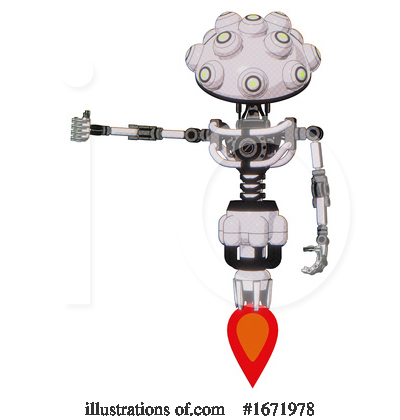 Royalty-Free (RF) Robot Clipart Illustration by Leo Blanchette - Stock Sample #1671978