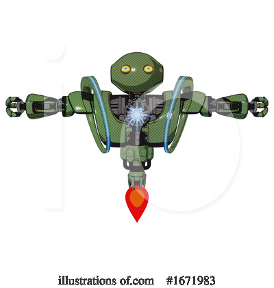Royalty-Free (RF) Robot Clipart Illustration by Leo Blanchette - Stock Sample #1671983