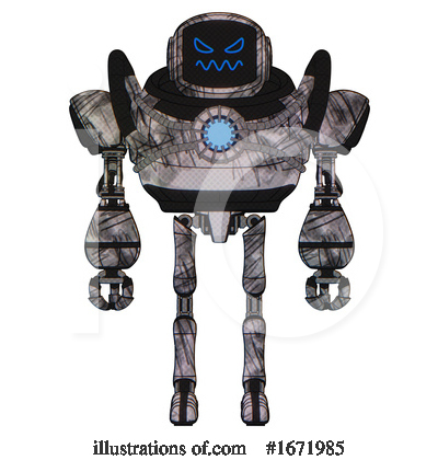 Royalty-Free (RF) Robot Clipart Illustration by Leo Blanchette - Stock Sample #1671985