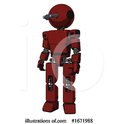 Royalty-Free (RF) Robot Clipart Illustration by Leo Blanchette - Stock Sample #1671988