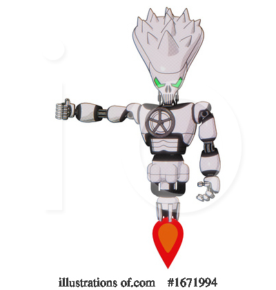 Royalty-Free (RF) Robot Clipart Illustration by Leo Blanchette - Stock Sample #1671994