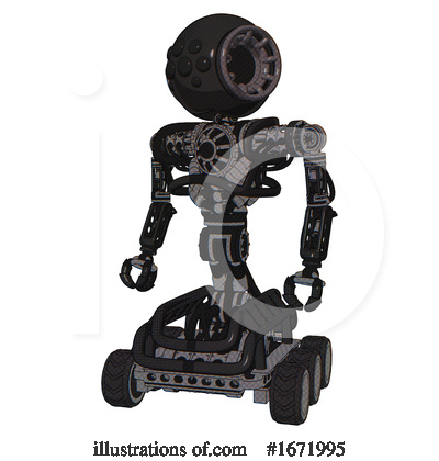 Royalty-Free (RF) Robot Clipart Illustration by Leo Blanchette - Stock Sample #1671995
