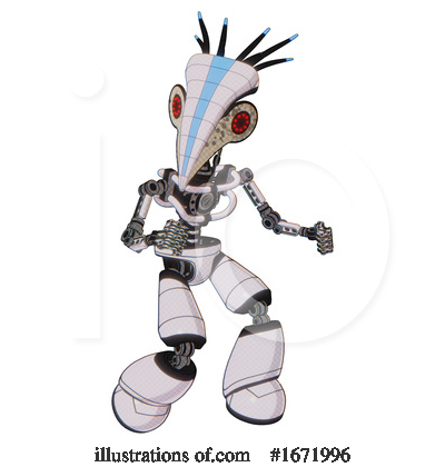 Royalty-Free (RF) Robot Clipart Illustration by Leo Blanchette - Stock Sample #1671996